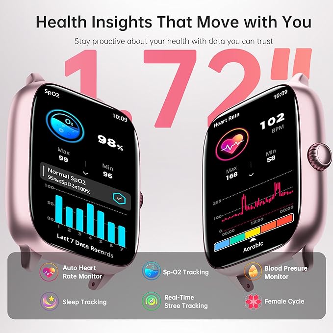 Fitness Tracker Answer/Make Calls, Smart Watch - Image 3