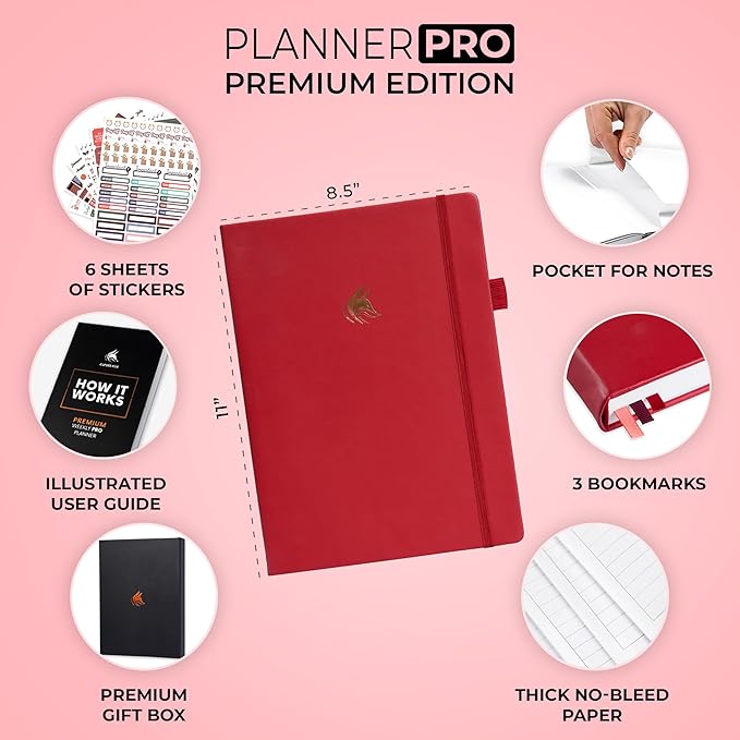 Clever Fox Planner Pro Premium – Luxurious Weekly & Monthly Planner - Image 2