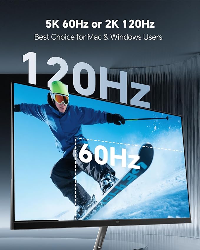 KTC 27 Inch 5K Monitor, 5120 x 2880 5K2K Monitor - Image 3