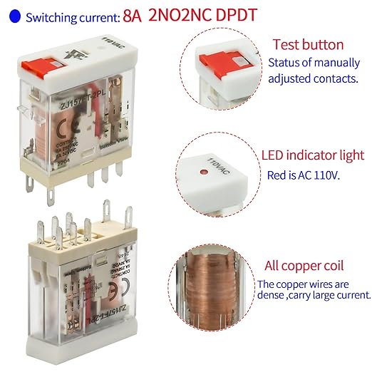 ZJWZJH Power Relay Electromagnetic - Image 2