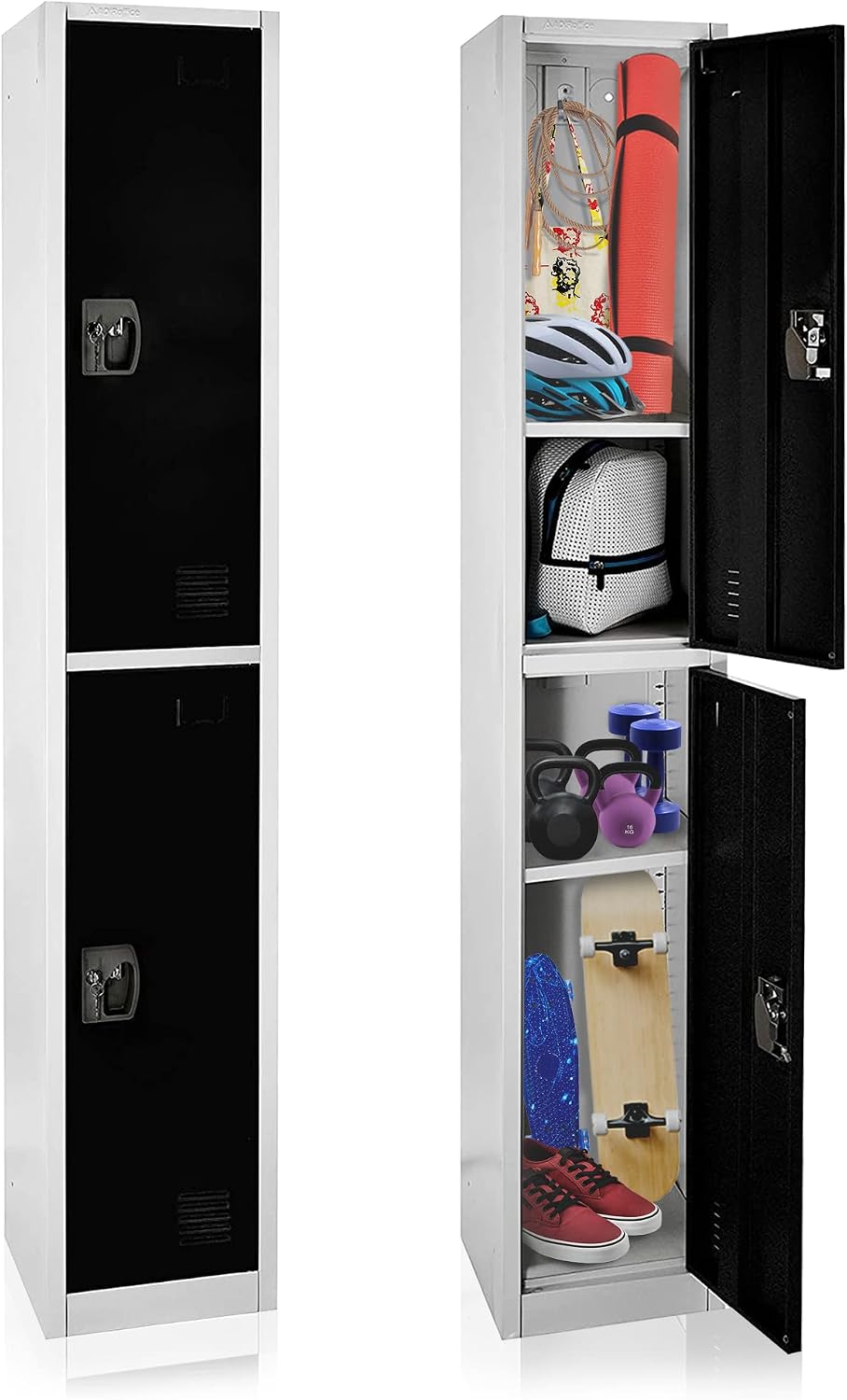adiroffice large school locker with 2 doors 2, main product view