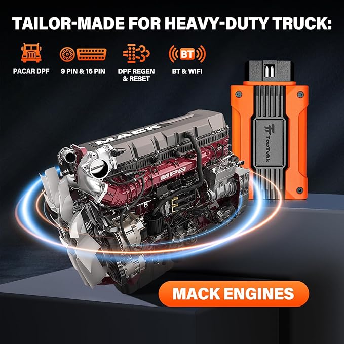 DPF Regeneration Scanner for Truckers, Emergency Reset Device, Diesel - Image 4
