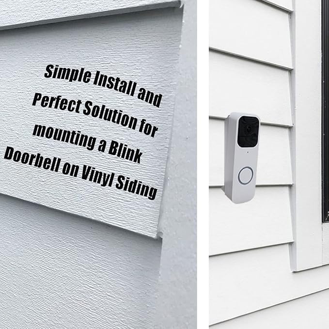 TEYOUYI Vinyl Siding Mount for Blink Doorbell, Angle Mount Wedge for Blink - Image 5