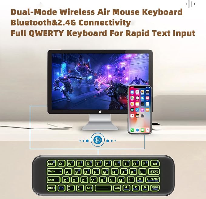 iPazzPort Mini Air Mouse Remote Keyboard - Image 2