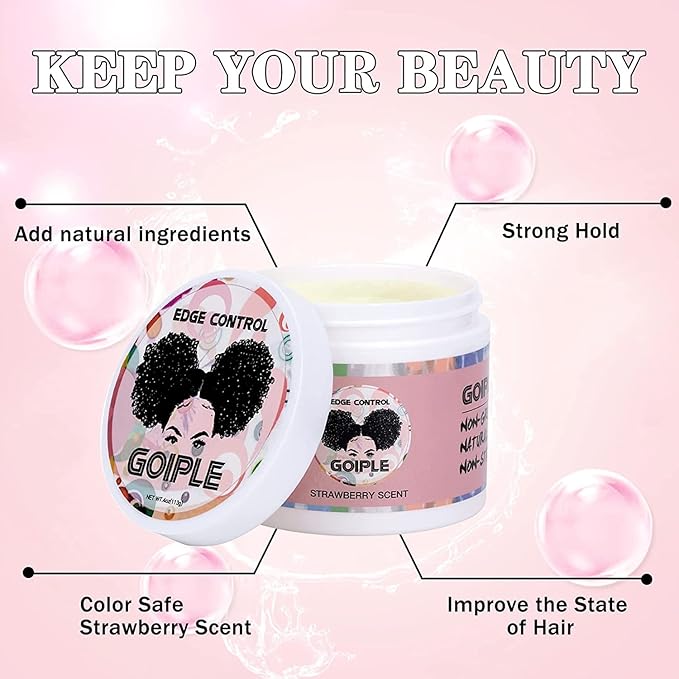Goiple Edge Control Wax for Women Strong Hold Non-greasy Edge Smoother - Image 2