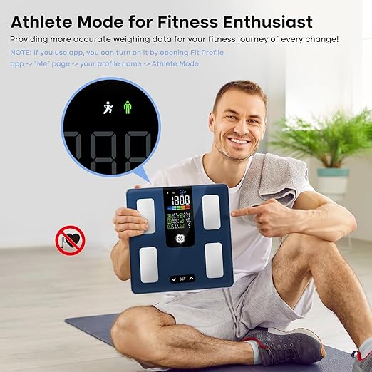 GE Smart Scale for Body Weight, Muscle Mass, Digital Bathroom Scales 500lbs - Image 4
