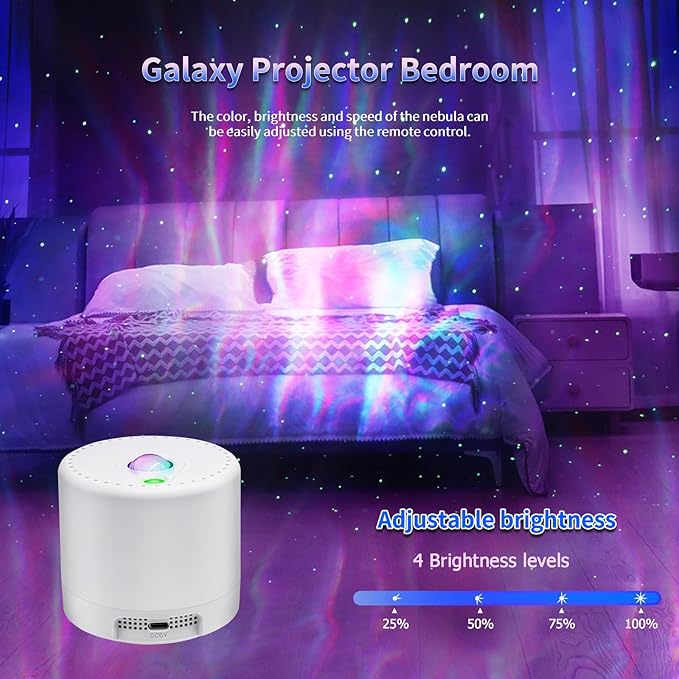 Star Projector, Galaxy Projector, Remote Control & Timer Galaxy Light, LED - Image 8