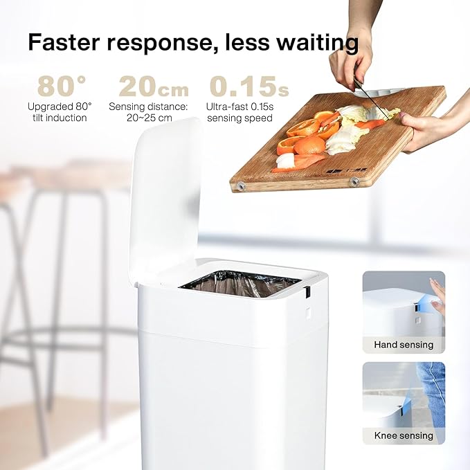 Airdeer L2 Automatic Trash Can, 8 Gallon Self Sealing and Self-Changing Smart - Image 4