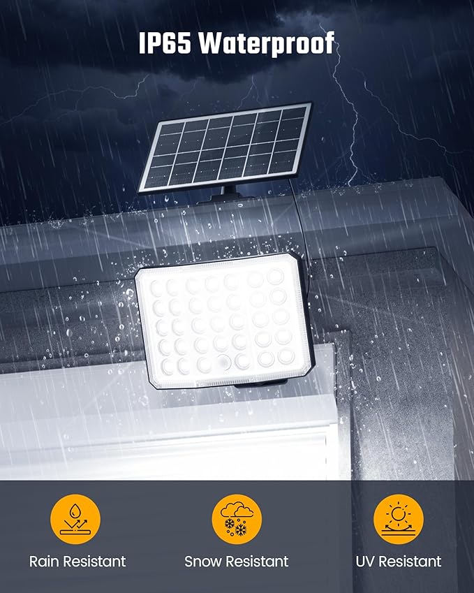 ONLYWIN Solar Lights Outdoor Bright Solar Dusk to Dawn Light - Image 6