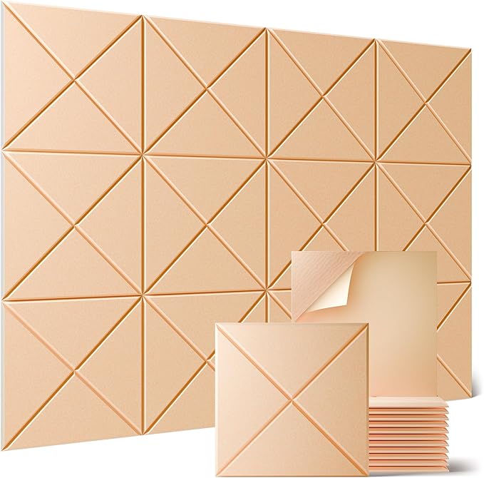 Sonicism 12 Pack X-Lined Acoustic Panels by Sonicism