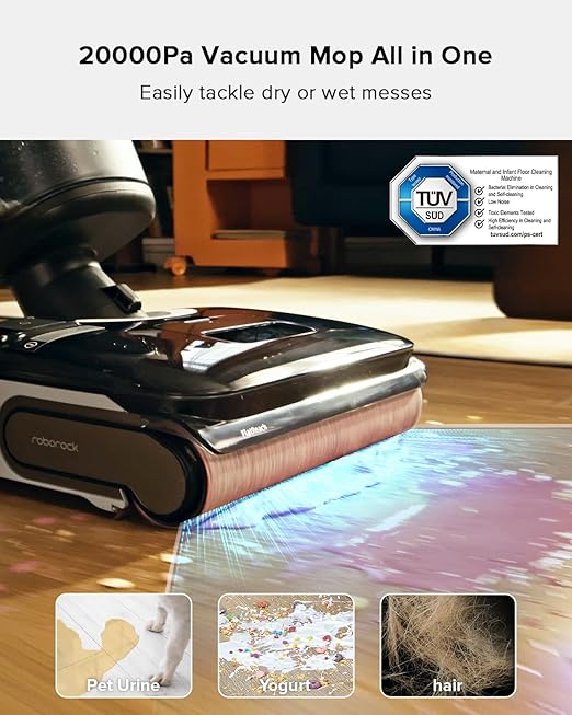roborock F25 BX Wet Dry Vacuum Cleaner, Cordless Vacuum Mop All in One - Image 3