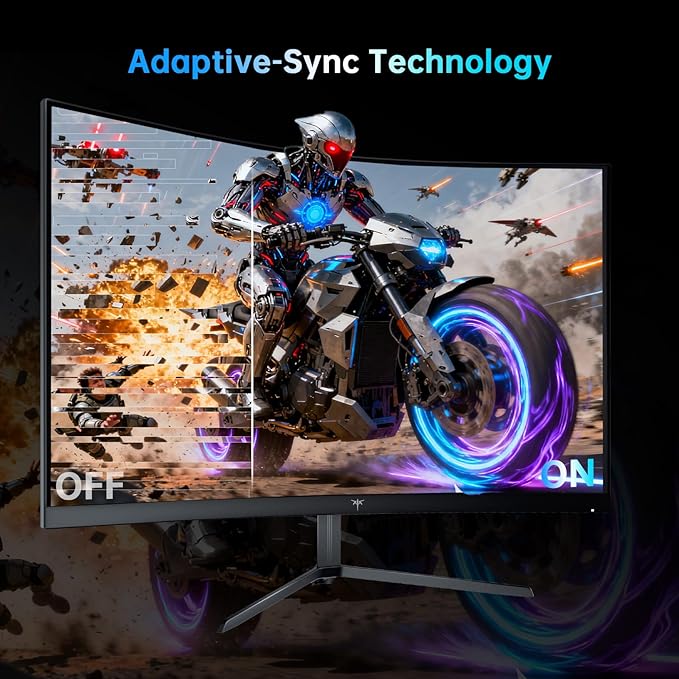 KTC 24 Inch 240Hz Curved Gaming Monitor, FHD 1080p 1500R 1ms Computer Monitor - Image 3
