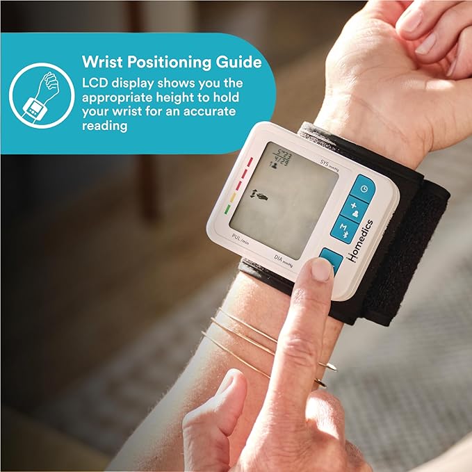 Homedics 700 Series Wrist Cuff Blood Pressure Monitor - Image 6