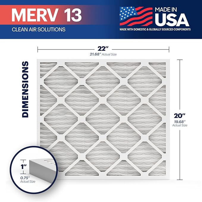 BNX TruFilter 20x22x1 Air Filter MERV 13 - Image 2