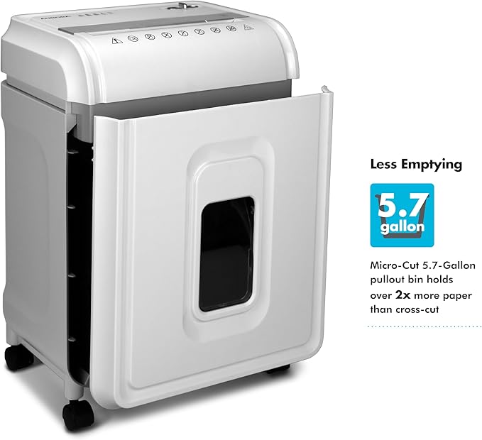 Aurora High-Security 12-Sheet Micro-Cut Paper/CD and Credit Card Shredder - Image 2