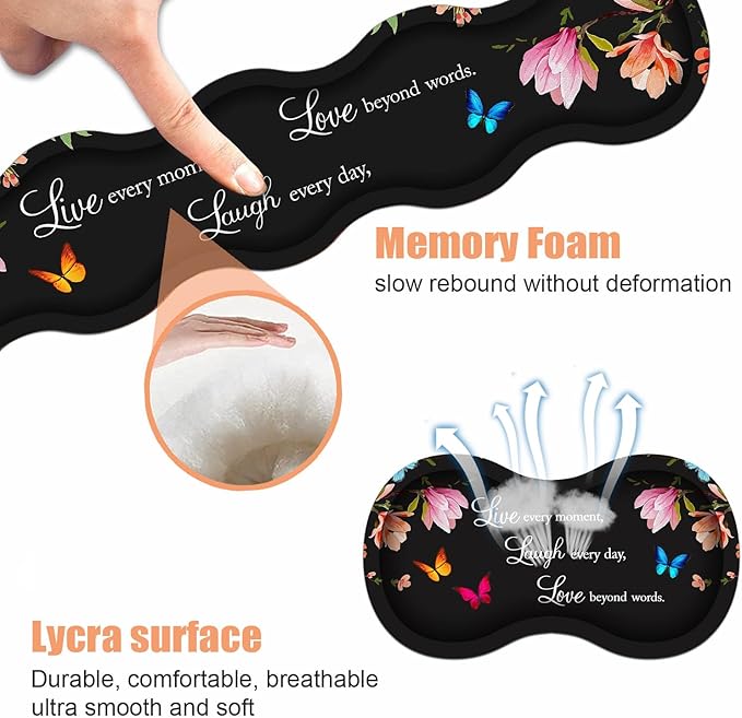 Ergonomic Keyboard Wrist Rest & Mouse Pad Wrist Rest Set, Large XXL Gaming Desk - Image 6