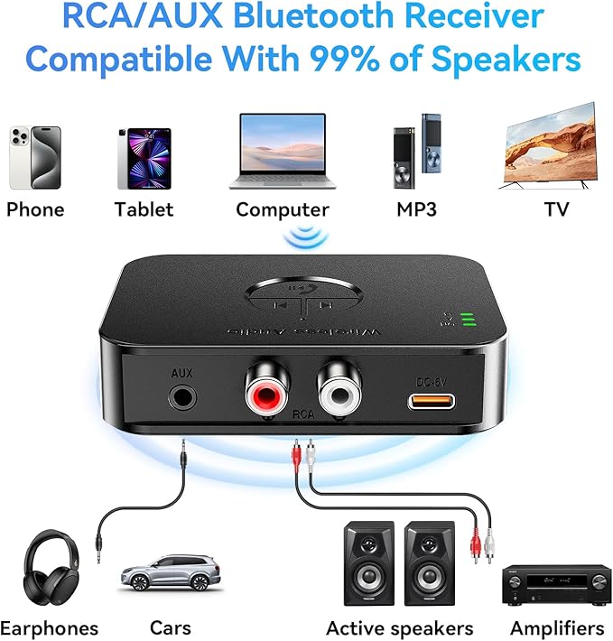 MOREGAX M2R Bluetooth 5.4 Receiver - Image 4