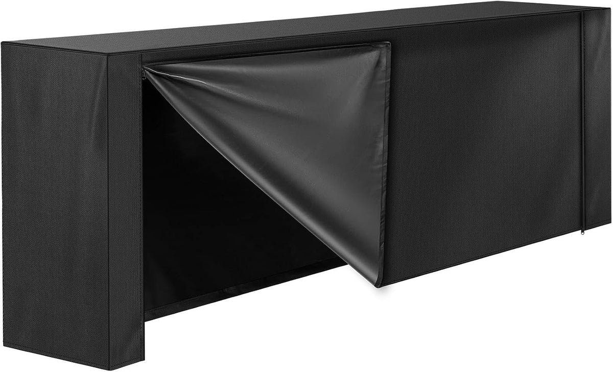 honest 8ft firewood rack cover, heavy duty waterproof, main product view