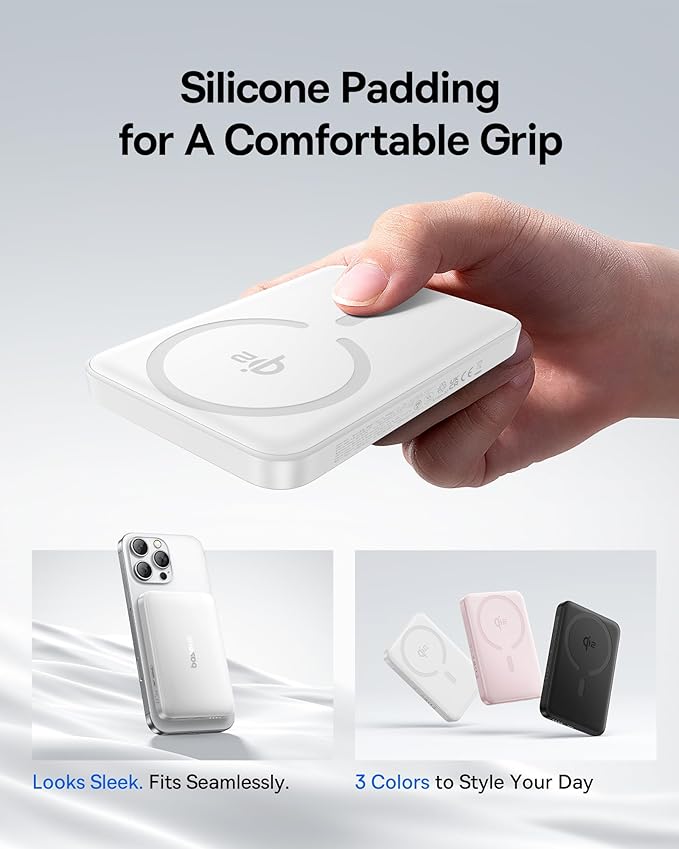 Baseus for MagSafe Portable Charger, Qi2 Certified 15W Wireless Magnetic Power - Image 6