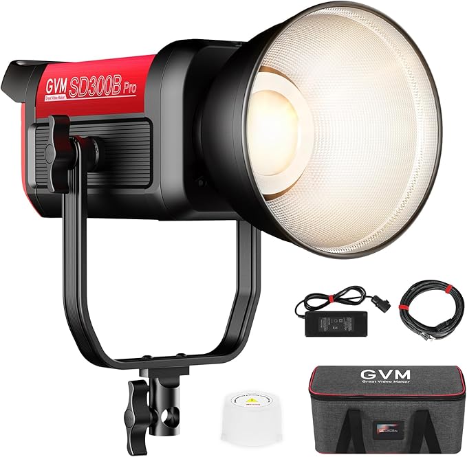 GVM Photography Lighting 300W Bi-Color Studio Lights by GVMGreatVideoMaker