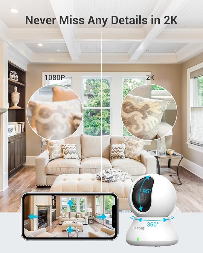 blurams 5G Cameras for Home Security, 2K Pet Camera - Image 6
