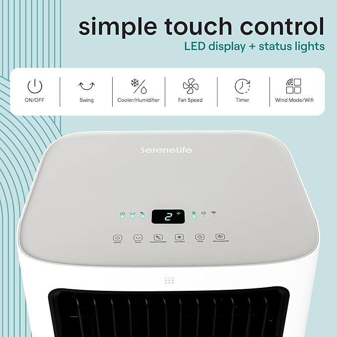 SereneLife Portable Swamp Cooler Air Conditioner - Image 6