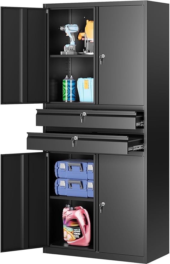 SISESOL Metal Storage Cabinet by SISESOL