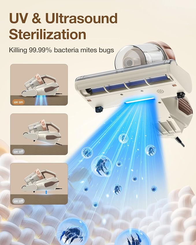 Jimmy Mattress Vacuum Cleaner, Bed Vacuum - Image 2