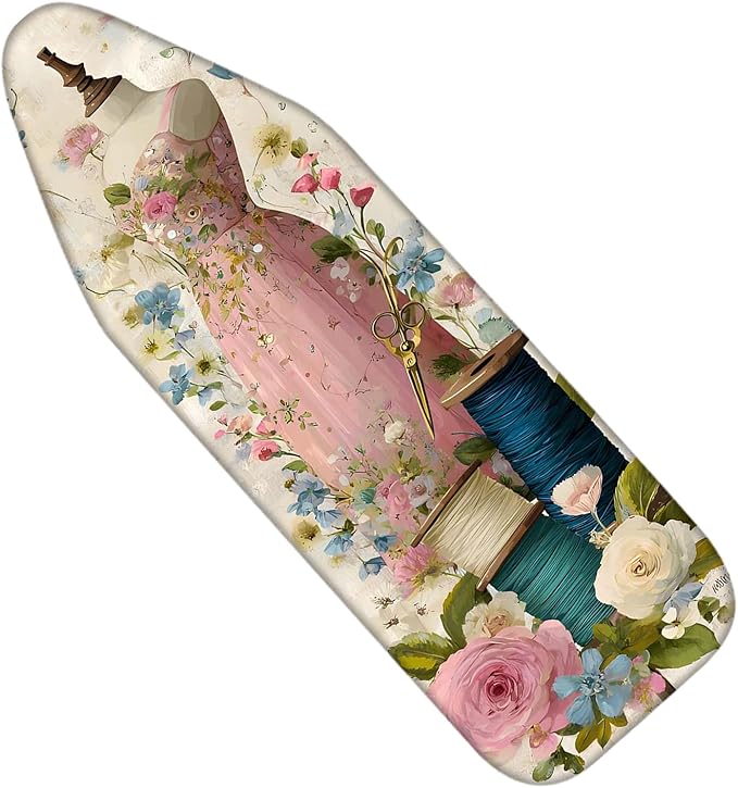Nuxovilar Ironing Board Cover Needle Cotton 15x54 Inches | Ironing Board Cover by Nuxovilar
