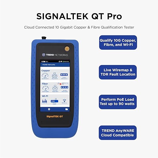 TREND Networks | SignalTEK QT Pro | All-in-One 10G Copper, Fiber & Wi-Fi - Image 2