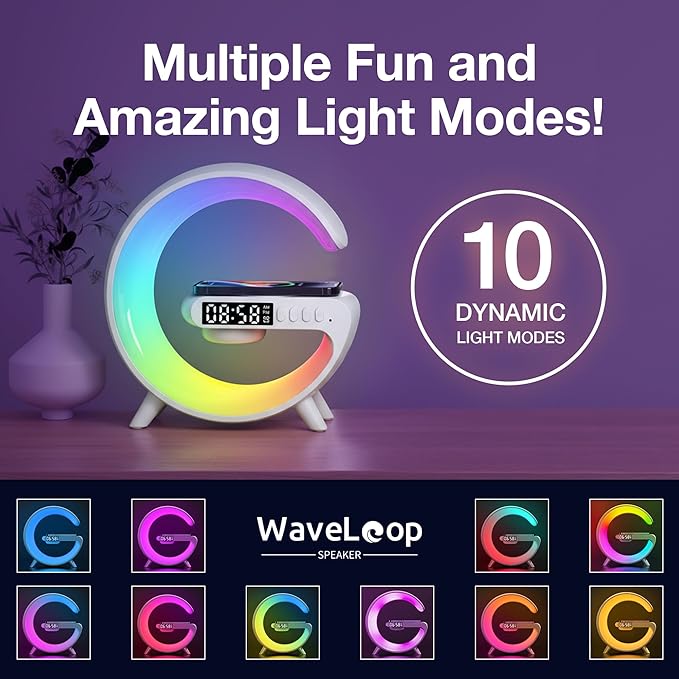 Waveloop Speaker Alarm Clocks for Bedrooms - Image 5