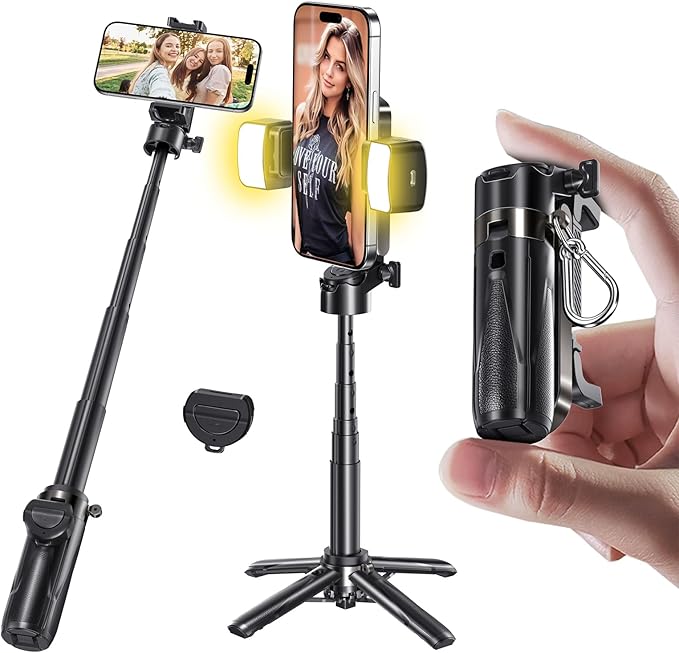 MAGIC JOHN Phone Tripod, Portable Selfie Stick, Pocket Size Tripod by MAGICJOHN