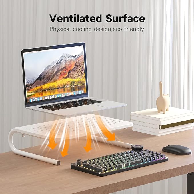 suptek Monitor Stand Riser for Computer, Notebook and All Flat Screen Display - Image 3