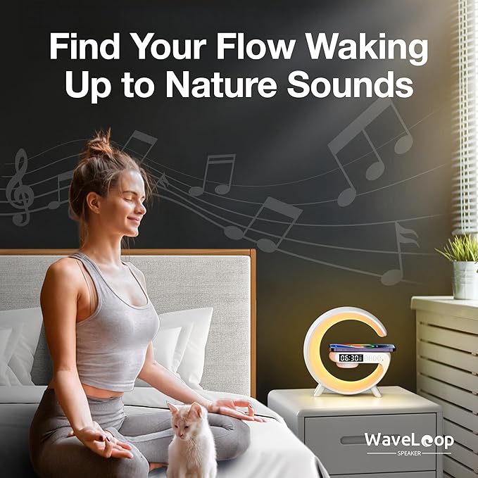Waveloop Speaker Alarm Clocks for Bedrooms - Image 2