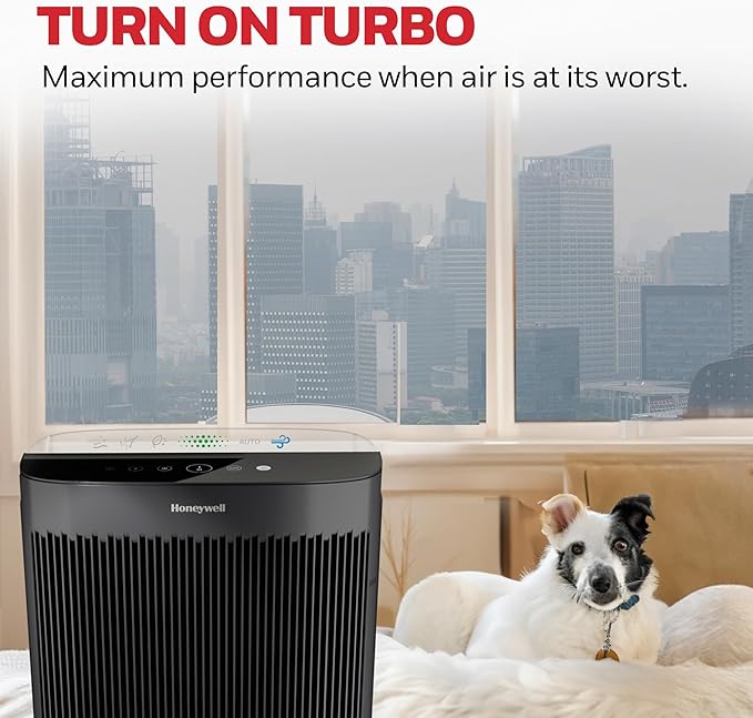 Honeywell HEPA Air Purifier for Home, 2423 Ft² Rooms in 1 hour, Air Quality - Image 5