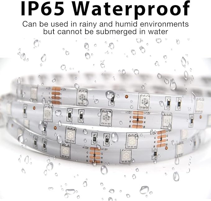DAYBETTER IP65 Waterproof Led Strip Lights, Smart WiFi LED Lights Work - Image 3