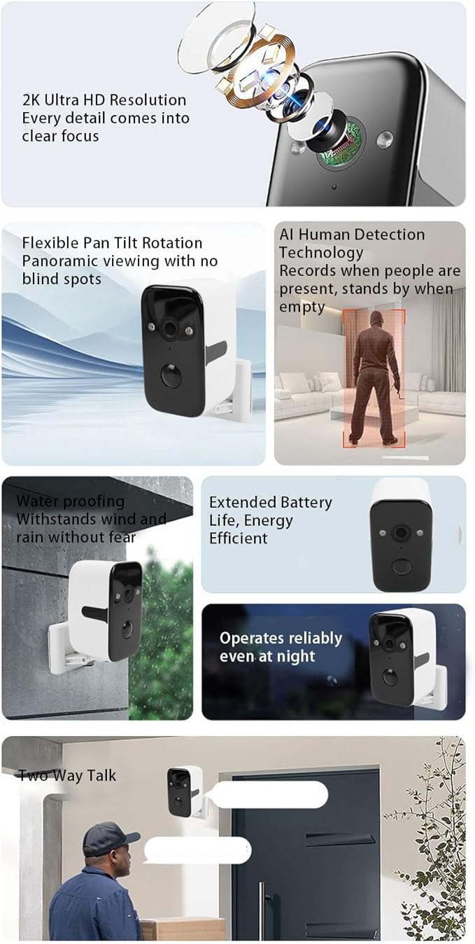 LICAEVEY 2K Security Camera - Image 6