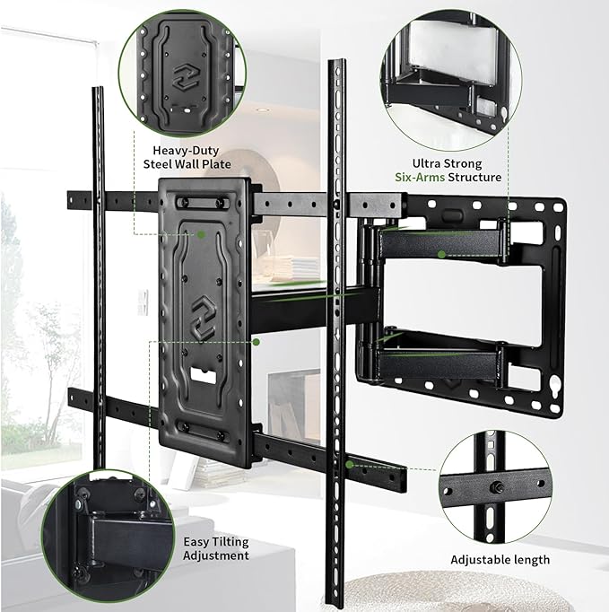 DYZJREL Full Motion TV Wall Mount - Image 3