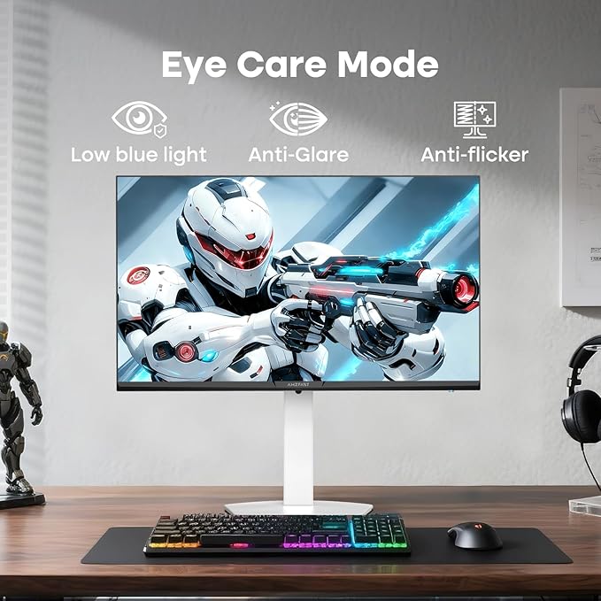 Amzfast 24 Inch Gaming Monitor 180Hz QHD 2k 2560 ×1440p Monitor, 1ms G-SYNC - Image 8