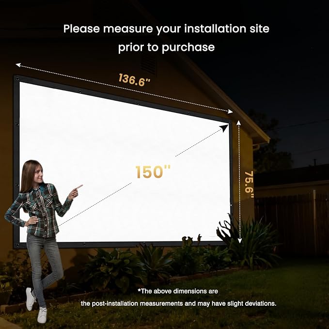 2025 Upgraded Portable Projector Screen - Image 6