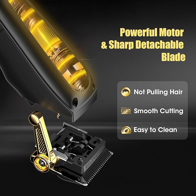 RESUXI Hair Clippers for Men Cordless Hair Trimmer Electric Shavers for Men Set - Image 2