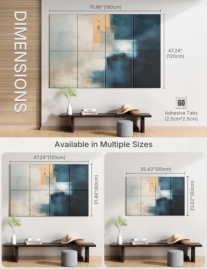 Wall Art Acoustic Panels, Decorative Sound Absorbing Panels - Image 5