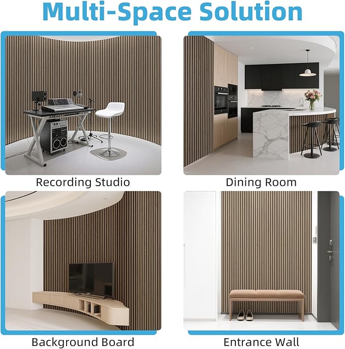 Art3d 2-Pack Acoustic Wood Slat Wall Panel - Image 9