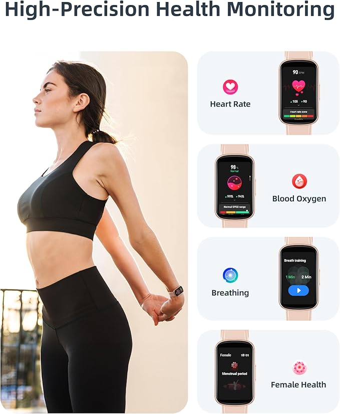 Parsonver Fitness Tracker with Step Counter/Calories/Stopwatch, Health Activity - Image 3