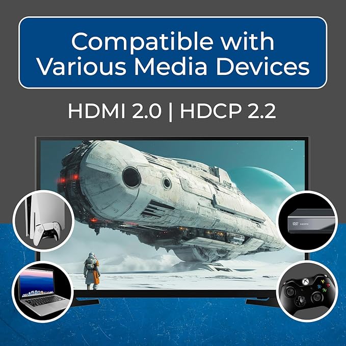 OREI 4K HDMI Extender Balun UltraHD 4K @ 60Hz 4:4:4 Over Single CAT6/7 Cable - Image 7