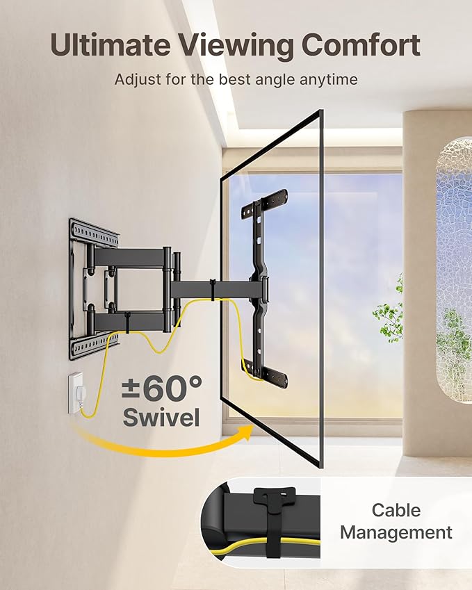 monTEK 1.1" Ultra Slim TV Wall Mount - Image 6