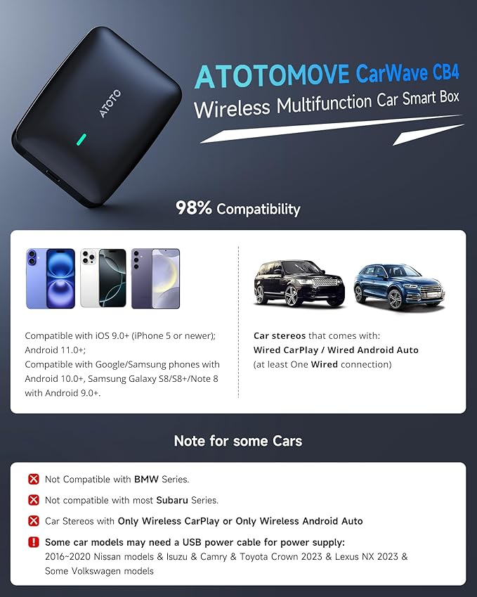 ATOTOMOVE Wireless Magic AI Box CarPlay - Image 9