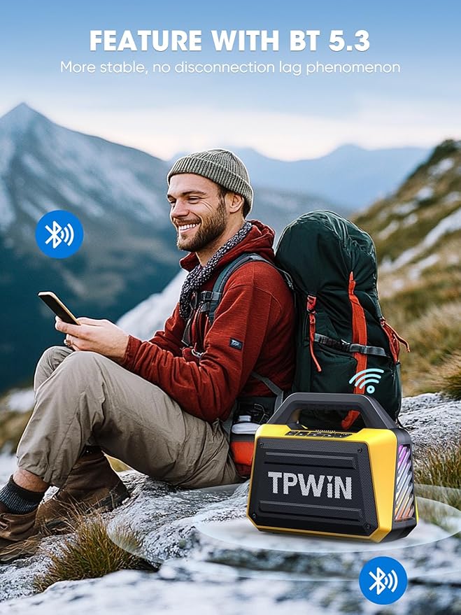 TPWIN Portable Bluetooth Speakers - Image 7