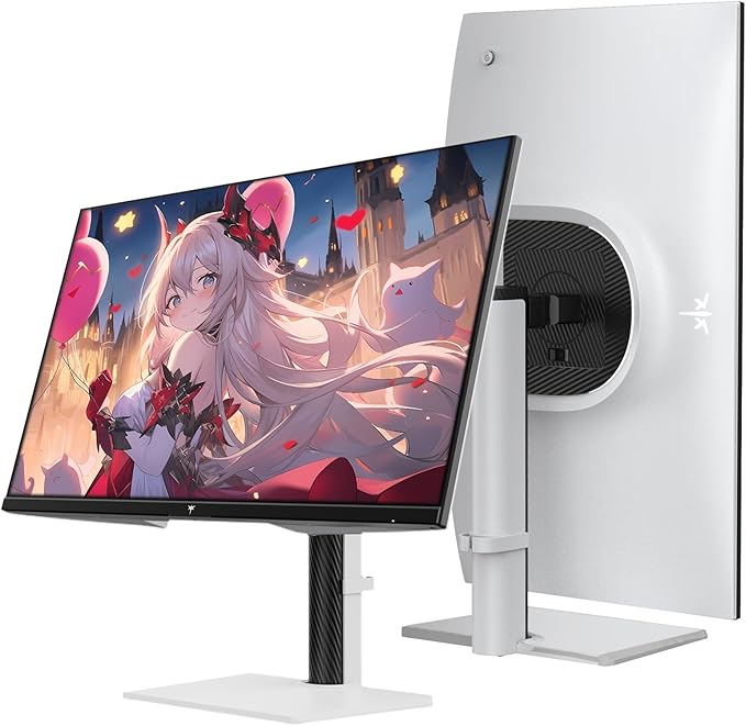 KTC Monitor 27-inch White Gaming Monitor WQHD Fast IPS, 300Hz 1ms 144% sRGB - Image 9