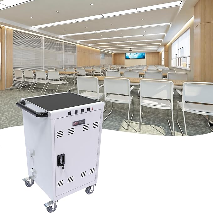 OFLILAK 36-Device Mobile Charging Cart - Image 6